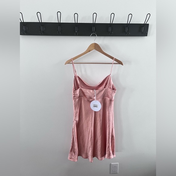 New! Princess Polly FIERY FEELINGS MINI DRESS PINK size 10 - Picture 4 of 5